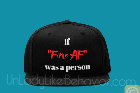 “Fine AF” Dad Hat