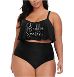 “Baddie" Plus Size 2 Piece Swimsuit
