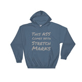 "Stretch Marks" Hooded Sweatshirt