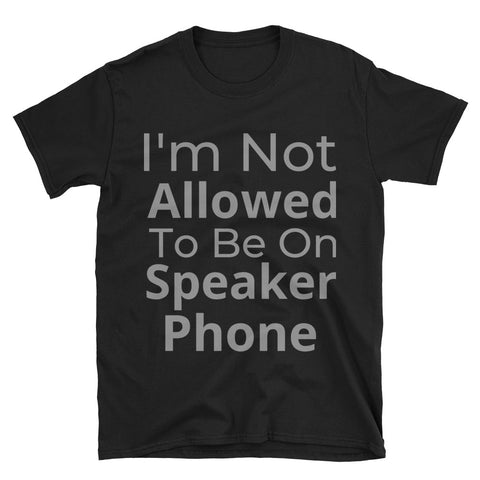 "Speaker Phone" Short-Sleeve Unisex T-Shirt