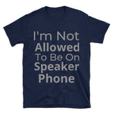 "Speaker Phone" Short-Sleeve Unisex T-Shirt