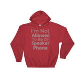 "Speaker Phone" Hooded Sweatshirt