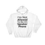 "Speaker Phone" Hooded Sweatshirt